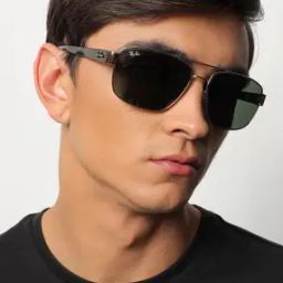 0RB3663001/3160 Irregular UV Protected Full-rim Sunglasses-image-97