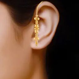 Set of 2 Women Gold-Plated Kanakti Earrings-44
