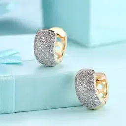 kairangi by yellow chimes Stone-Studded Huggie Earrings-picture-39