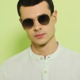 Unisex UV Protected Round Sunglasses -JJ S12797-picture-52