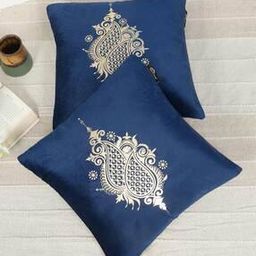 Square Shape Velvet Cushion Covers Pack of 2 -10