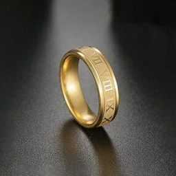 Gold-Plated Band Ring-23