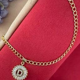Men Gold-Plated Bracelet with Pendant-image-98