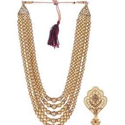 Men Beads Chain With Brooch-image-12