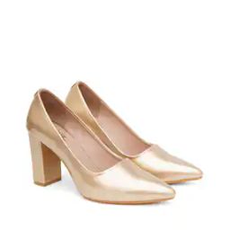 Women Regular Fit Pointed-Toe Chunky Heeled Shoes-image-26
