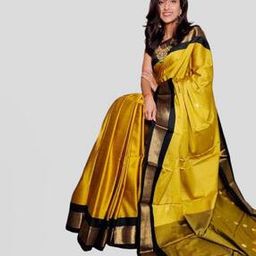 Traditional Saree with Contrast Border-picture-44