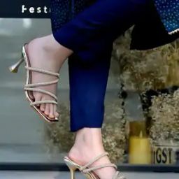 Women Heeled Sandals with Synthetic upper-image-103