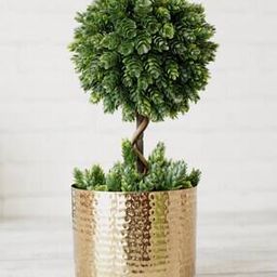 Metal Indoor Hammered Planter-picture-39