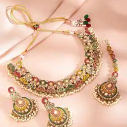 Women Necklace And Earrings Set-image-89