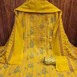 Women Unstitched Dress Material-image-50