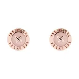 Enamel Mini Button Stud Earrings-image-40