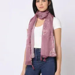 Women Printed Organza Scarf-image-20