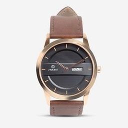 Rose Dial Analogue Fashion Watch with Day Date Function For Men-17