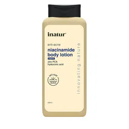 Inatur Innovating Nature Anti-Acne Niacinamide Organic Body Lotion with Zinc PCA - 400 ml-37
