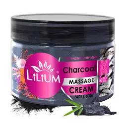 Lilium Activated Bamboo Charcoal Massage Cream For Face & Body - 250gm-10
