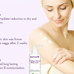 WishCare Collagen 1% Retinol Body Lotion With Niacinamide & Rosehip - 200ml image 4