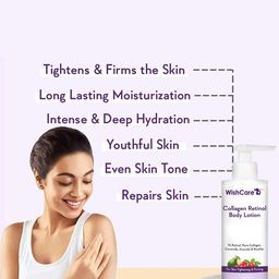 WishCare Collagen 1% Retinol Body Lotion With Niacinamide & Rosehip - 200ml image 3