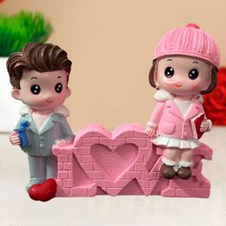 Giftii Pink & Blue Couple Figurine Showpiece-image-26