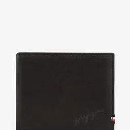 tommy hilfiger Textured Bi-Fold Wallet with Logo-picture-2