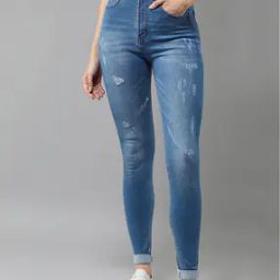 Women Relaxed Fit Skinny Jeans-image-4