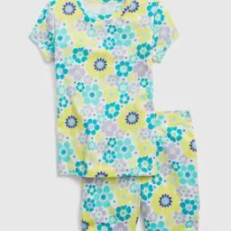 Floral Print Top & Shorts Set-image-69