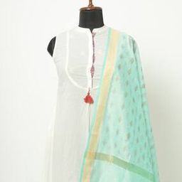 Printed Dupattta with Tasseled Hems-image-47