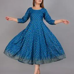 Floral Anarkali Kurta-image-87