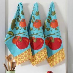 Set of 3 Printed Cotton Kitchen Towels 26" x 18"-image-19