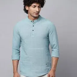 Mandarin Collar Short Kurta-picture-5