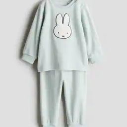 Boys Cartoon Lounge Pants T-shirt Set-image-8
