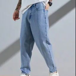 Men Lightly Washed Tapered Fit Jeans-image-34