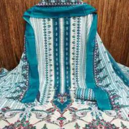 Women Printed 3-Piece Unstitched Dress Material-image-3