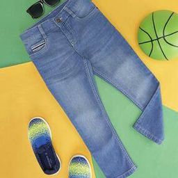 Boys Washed Mid-Rise Jeans Jeans-image-18