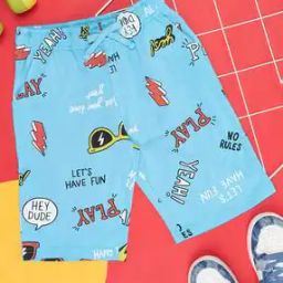 Boys Regular Fit Typographic Print City Shorts-picture-29