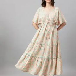 Abstract Print Nightgown-16
