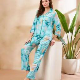 Colour-Block Nightwear Set-picture-12