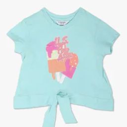 Girls Popsicle Graphic Print Regular Fit Top-image-21