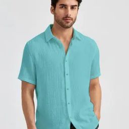 Men Textured Regular Fit Shirt -image-21