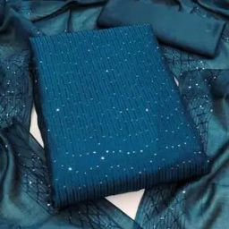 Embroidered 3-Piece Unstitched Dress Material-image-9