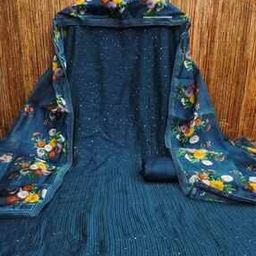 Women Embellished Unstitched Dress Material-image-76
