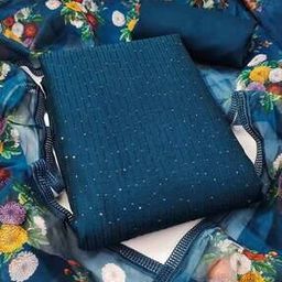 Embroidered 3-Piece Unstitched Dress Material-image-105