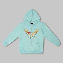 Girls Print Regular Fit Sweatshirt-image-11