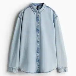 Oversized Fit Cotton Shirt-image-47