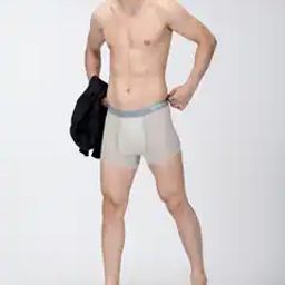 Men Stretch Comfortable Menswear Dailywear Brief Boxer Short-image-98
