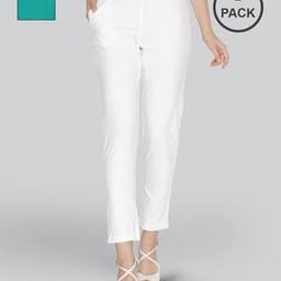 Pack of 2 Leggings with Elasticated Waist-image-78