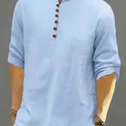 Men Regular Fit Short Kurta-image-113