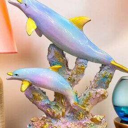 Handmade Resin Dolphin Showpiece-image-59