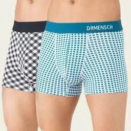 Pack of 2 Checked Trunks-image-6