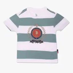 Boys Printed Regular Fit Crew-Neck T-Shirt-36