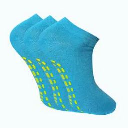 Pack of 3 Ribbed Ankle-Length Athletic Socks-image-27